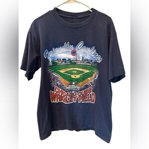 Chicago Cubs 2003 Friendly Confines 100th World Series Wrigley Field Tee Men Lg?